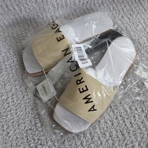 American Eagle Outfitters Women's Tan Slide Sandals